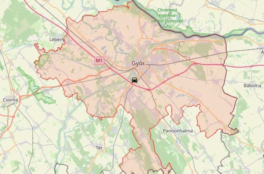 Utoléréses baleset az M1-esen